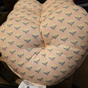 BRAND NEW- 3pc Floral Heart shapes Pillow